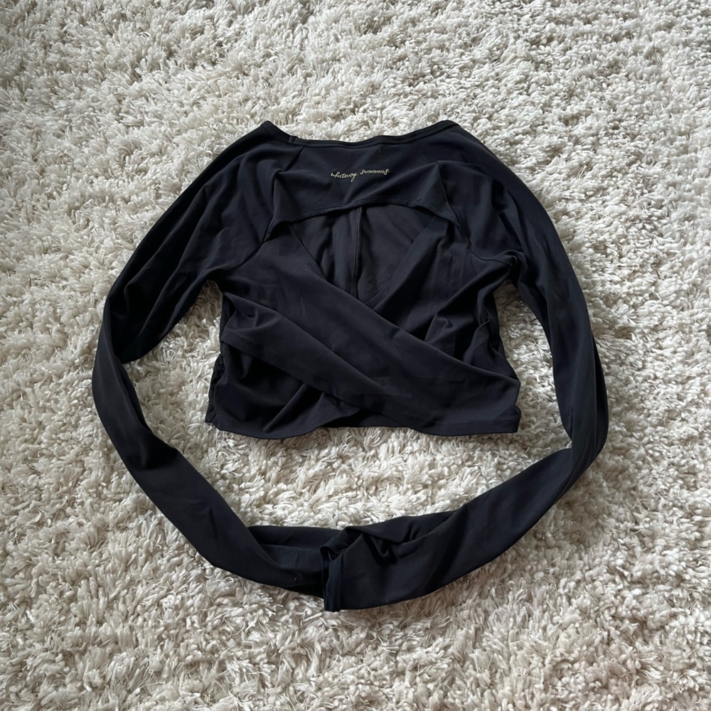 Gymshark Whitney Simmons Cropped Open Back Long Sleeve